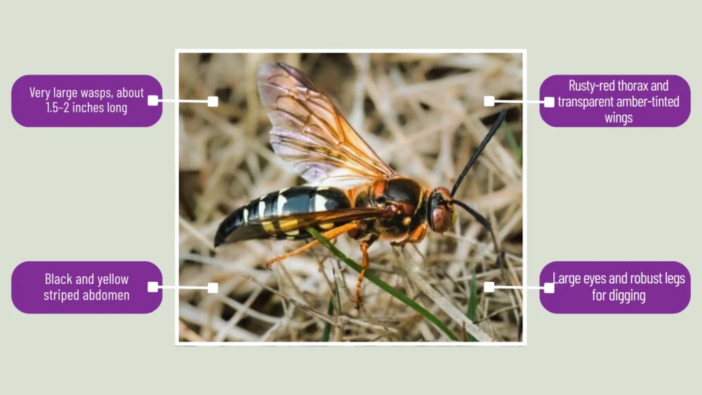 Cicada Killer Wasps