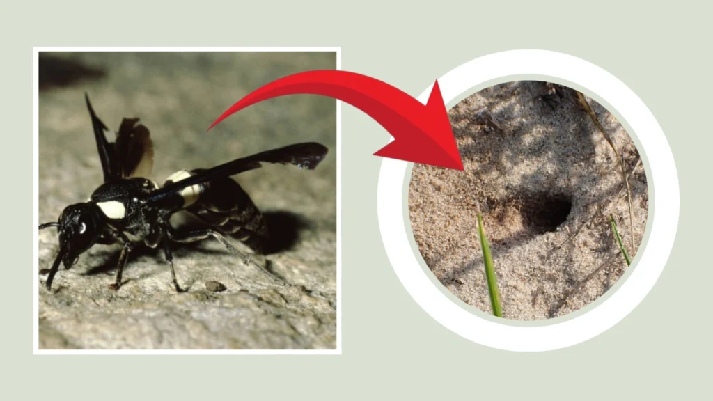 Horse Guard Wasp Nest