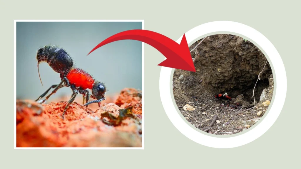 Velvet Ants Nest