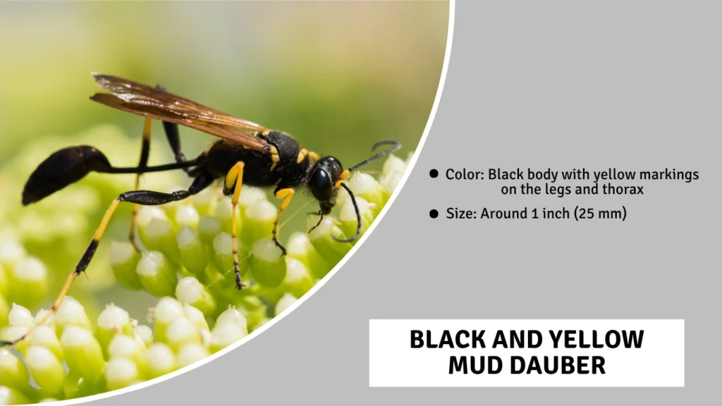Black and Yellow Mud Dauber