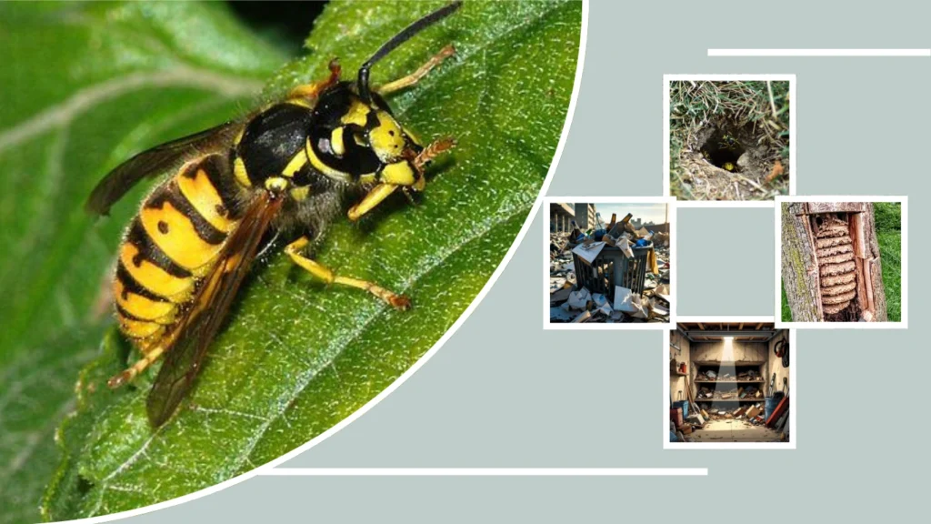 German Wasp Nest Behavior