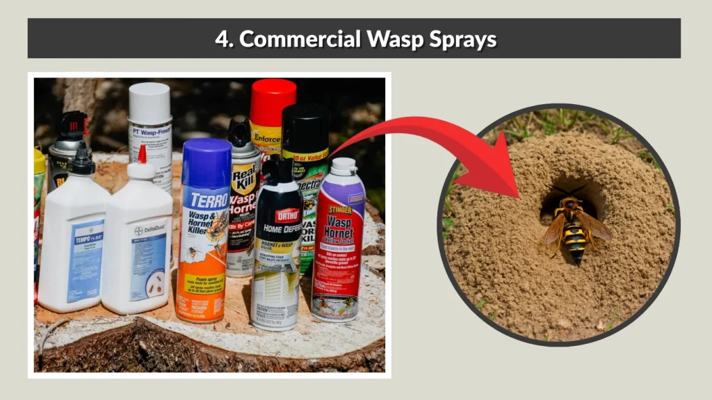 4. Commercial Wasp Sprays