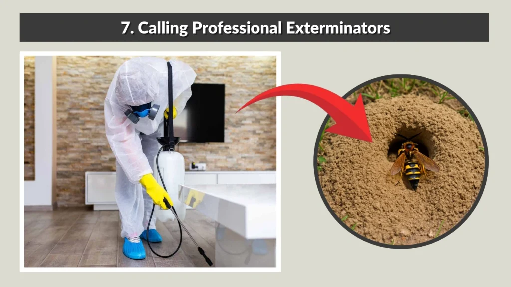 7. Calling Professional Exterminators
