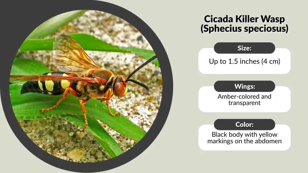 Cicada Killer Wasp (Sphecius speciosus)