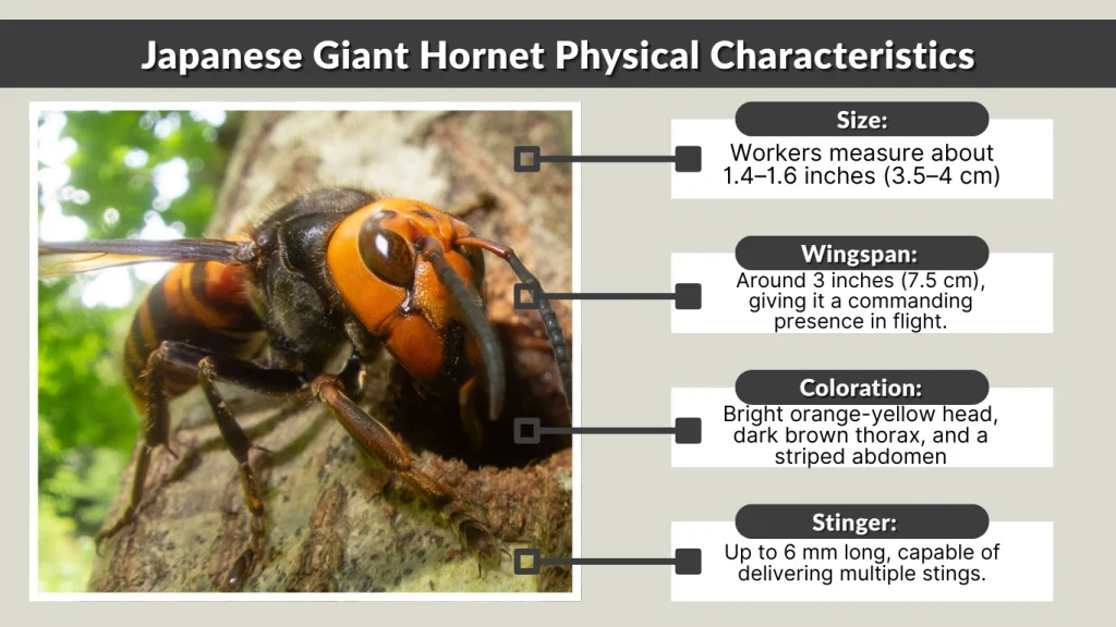 Japanese Giant Hornet Size Sting Life Cycle Nest Facts