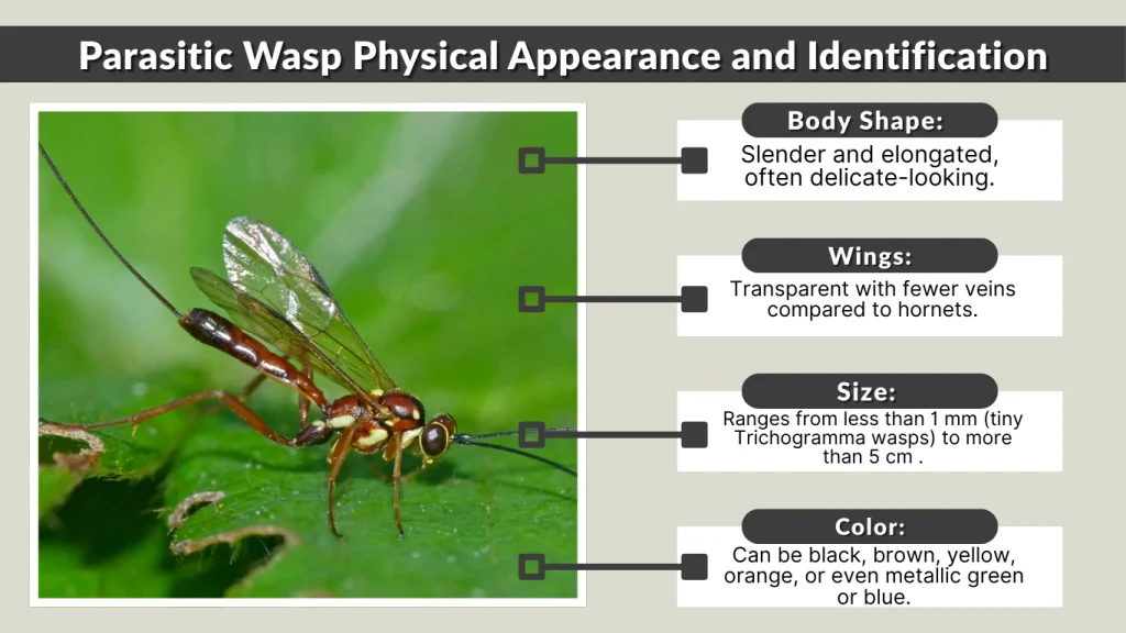 Parasitic Wasp Physical Appearance and Identification