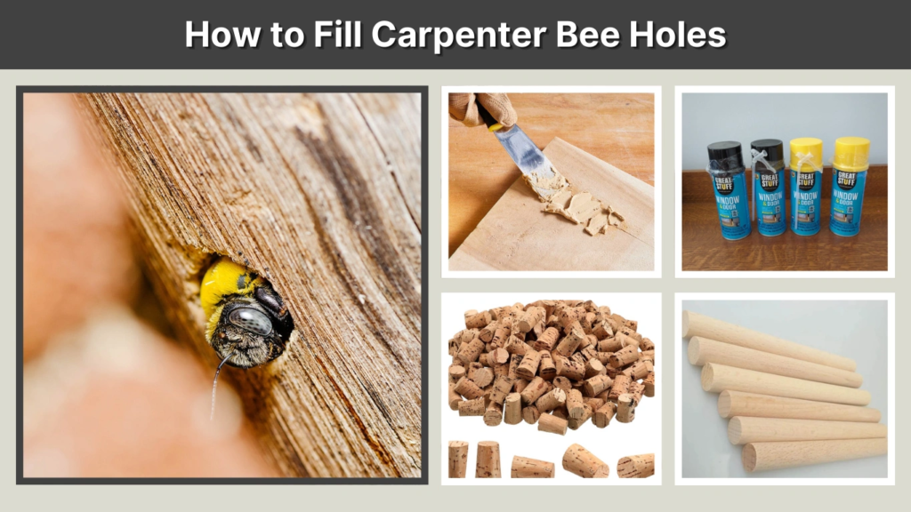 thumbnail image 2 of I Tested Carpenter Bee Hole Plugs: Here's What Really Works To Stop The 2 of 10