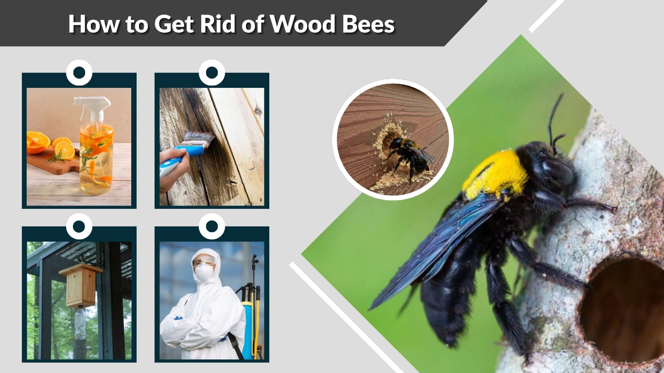 How to Get Rid of Wood Bees (Carpenter Bees)
