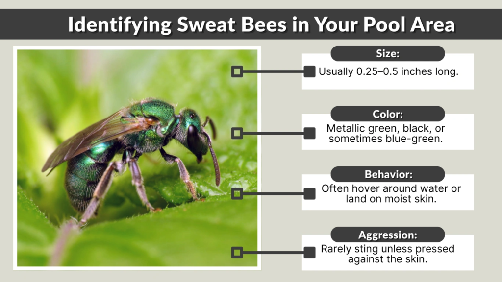 Identifying Sweat Bees in Your Pool Area