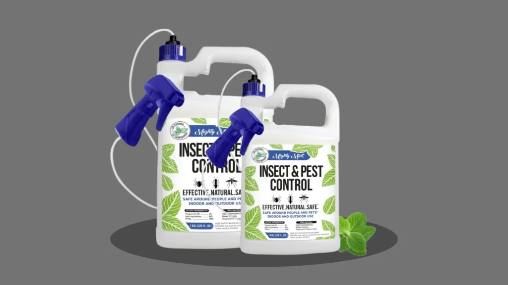 Mighty Mint Insect and Pest Control Plus – Natural Mint Oil Insect Killer Spray