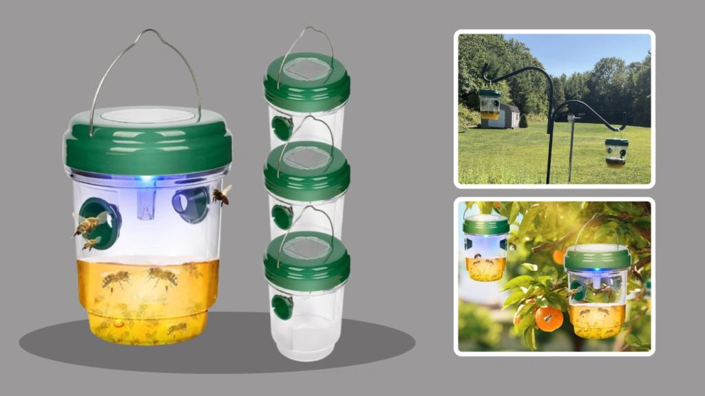 Outdoor Reusable Carpenter Bee Trap 