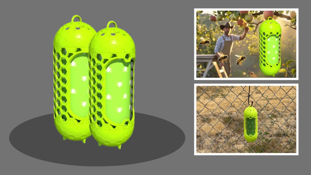 Wasp Traps for Outdoor Hanging, Hornet Carpenter Bee Fly Sticky