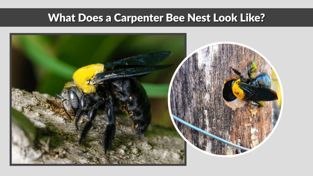 What Does a Carpenter Bee Nest Look Like