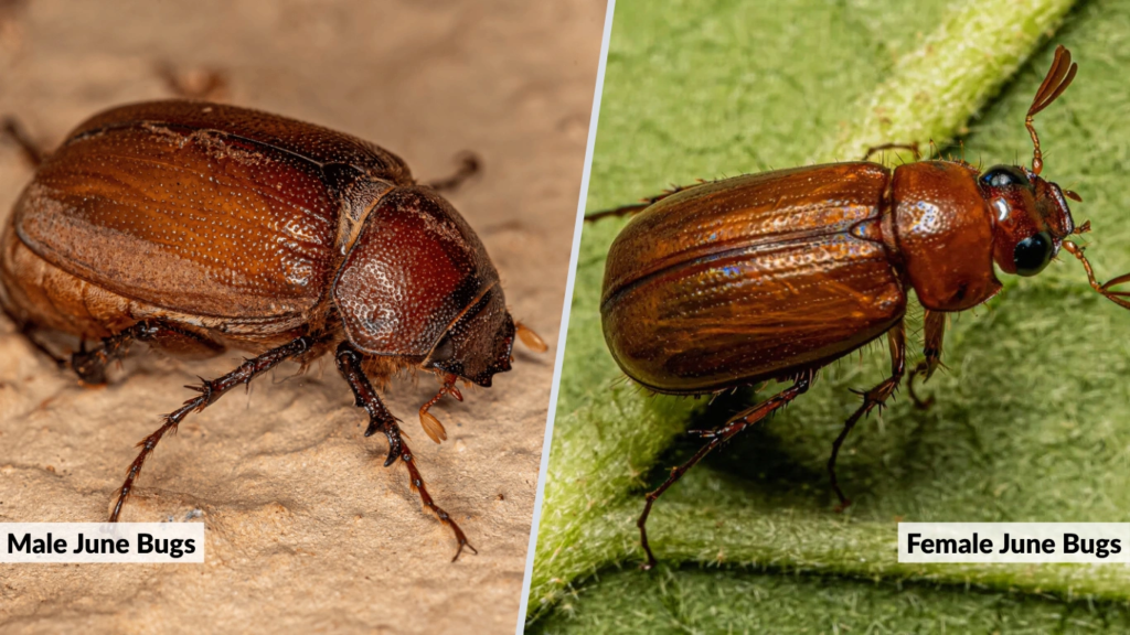 Male vs Female June Bugs