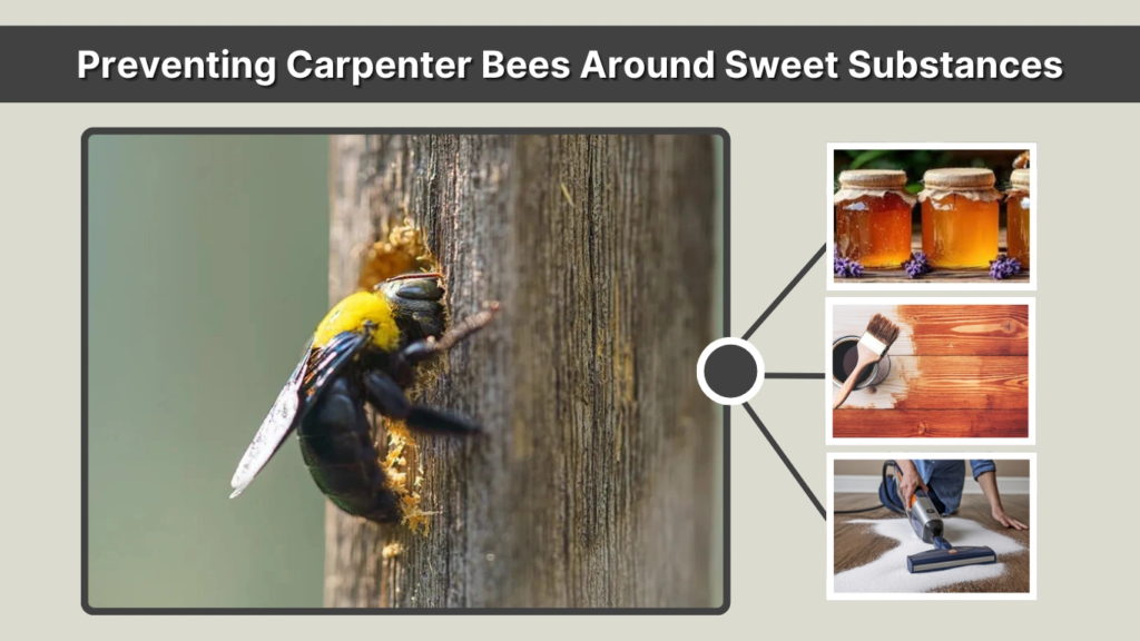 Preventing Carpenter Bees Around Sweet Substances