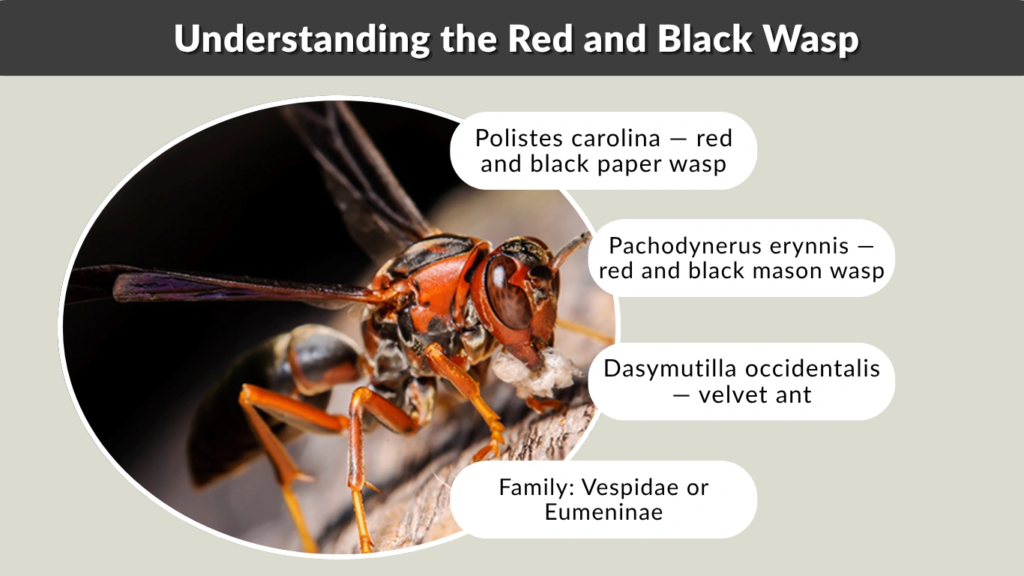 Understanding the Red and Black Wasp