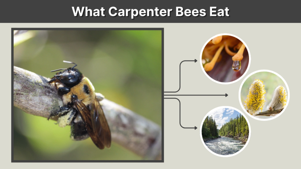 What Carpenter Bees Eat
