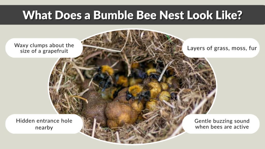 What Does a Bumble Bee Nest Look Like