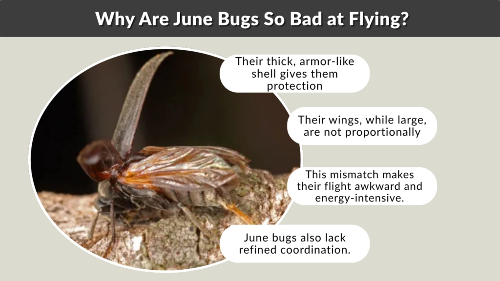 Why Are June Bugs So Bad at Flying