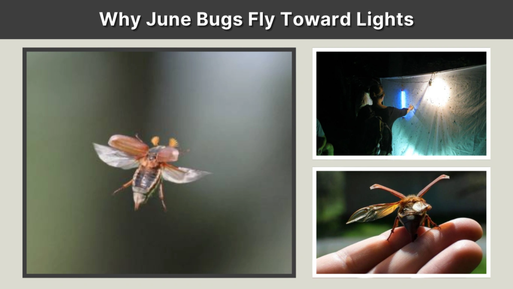 Why June Bugs Fly Toward Lights