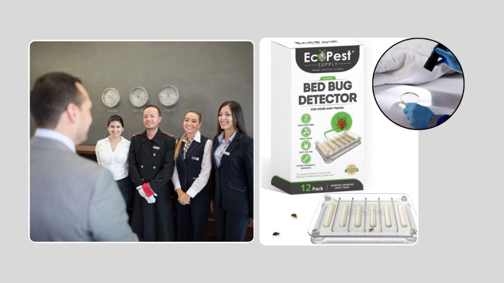 Ask Hotel Staff and Use Bed Bug Detectors