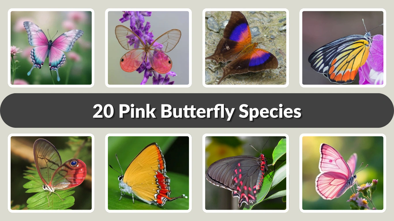 20 Pink Butterfly Species Identification, Color Patterns & Lifecycle