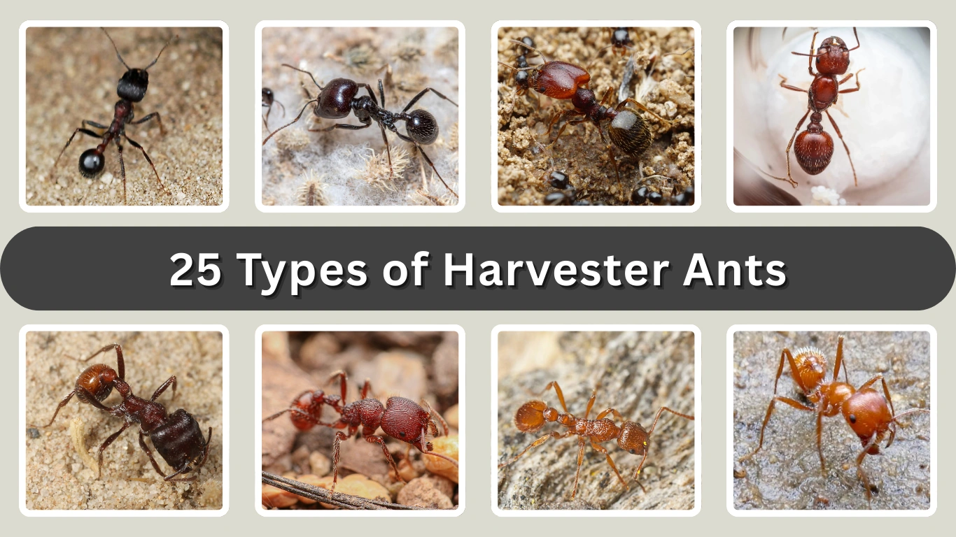 25 Types of Harvester Ants Identification with Picture