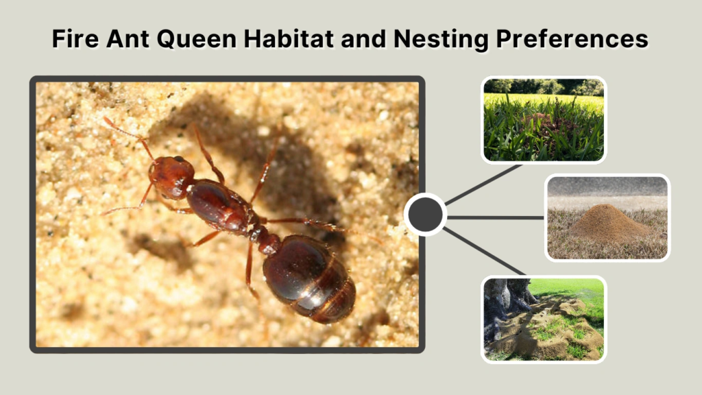 Fire Ant Queen Habitat and Nesting Preferences