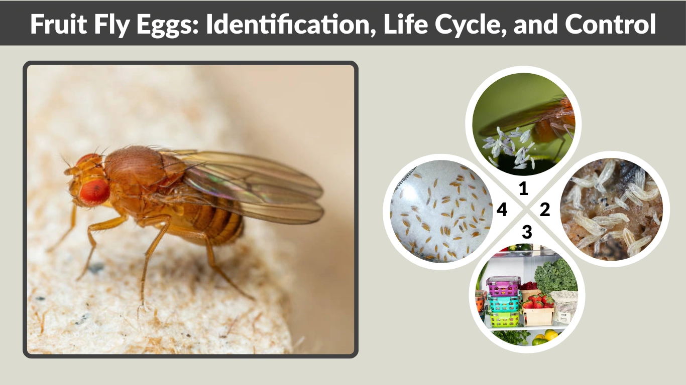 Fruit Fly Eggs Identification, Life Cycle, and Control