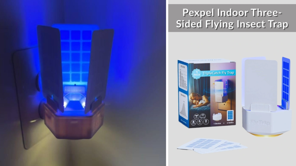 Pexpel Indoor Three-Sided Flying Insect Trap