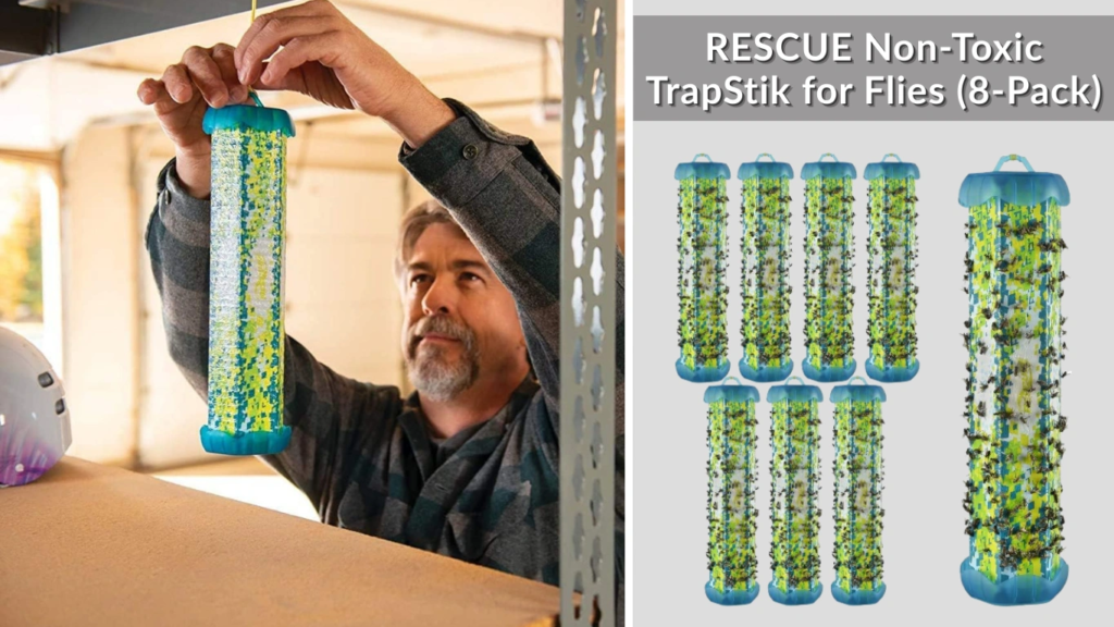 RESCUE Non-Toxic TrapStik for Flies (8-Pack)