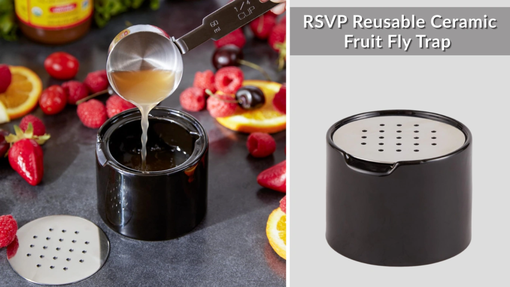 RSVP Reusable Ceramic Fruit Fly Trap
