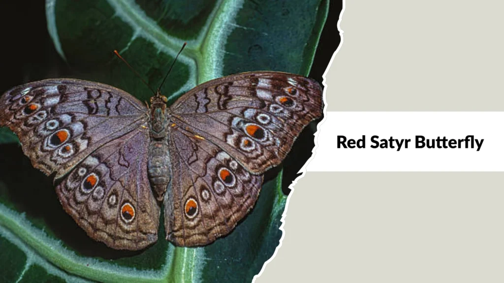 Red Satyr Butterfly
