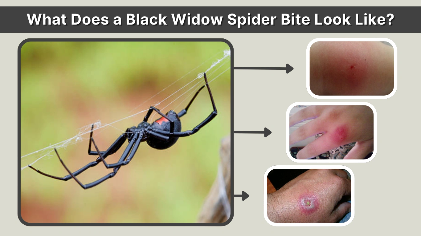 What Does a Black Widow Spider Bite Look Like Symptoms & Care