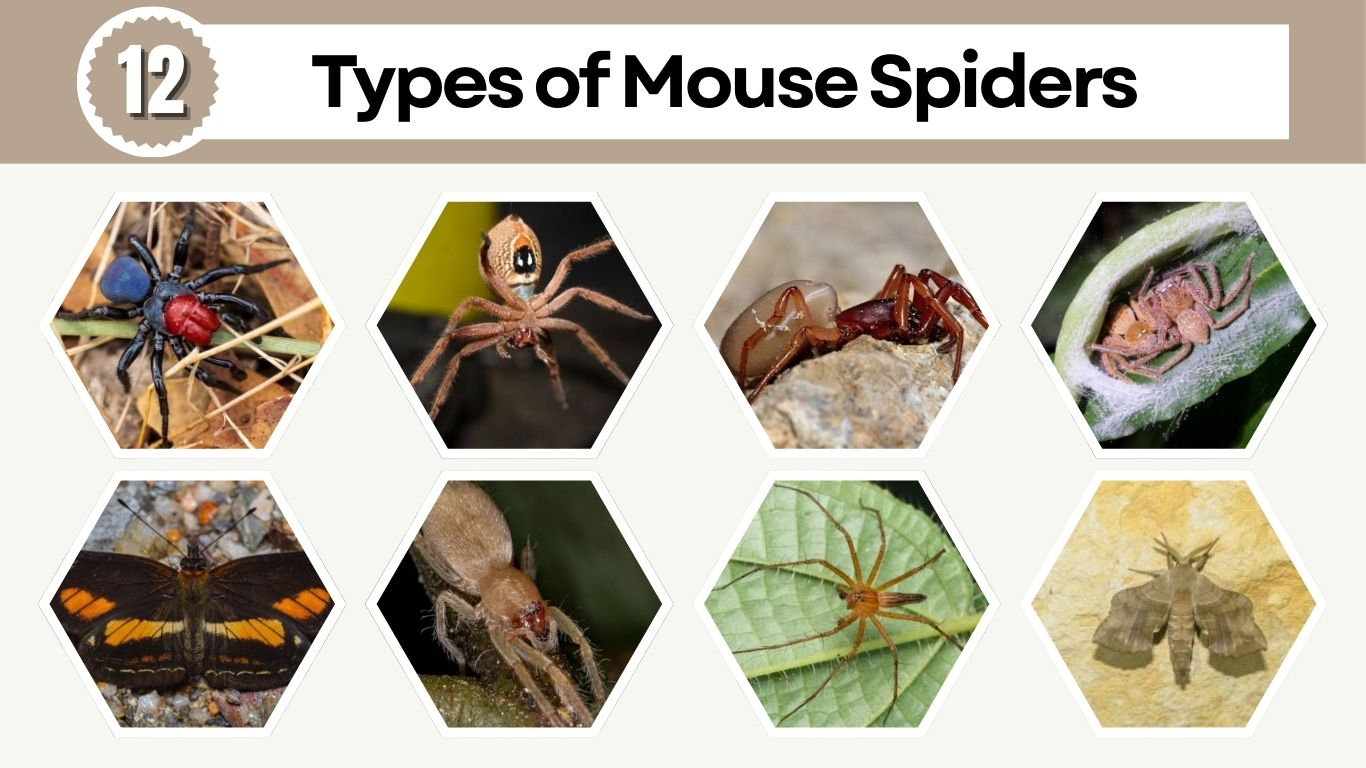 12 Types of Mouse Spiders: Identification With Picture