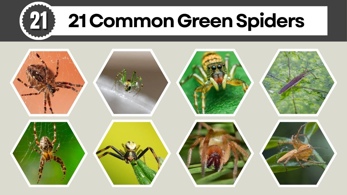 21 Common Green Spiders: Identification With Picture