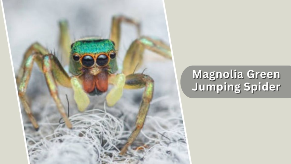 Magnolia Green Jumping Spider