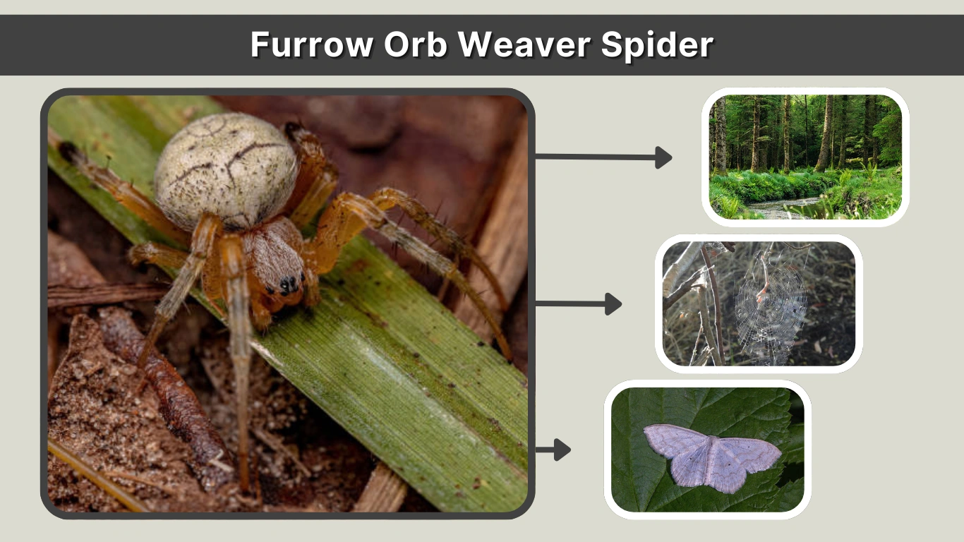 Furrow Orb Weaver Spider Identification, Habitat, and Behavior