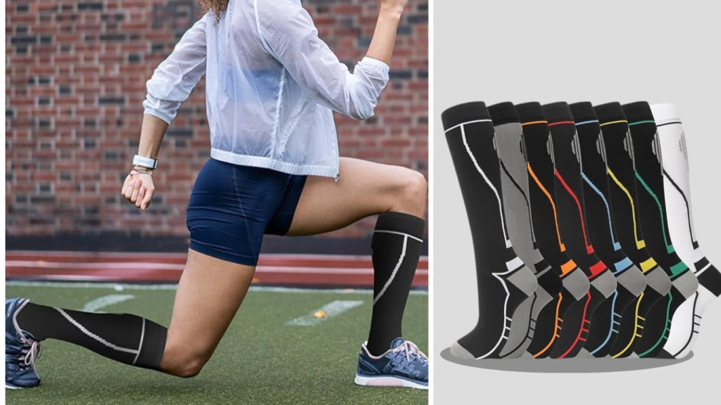 Hello Momoya Compression Stockings for Athletic Use