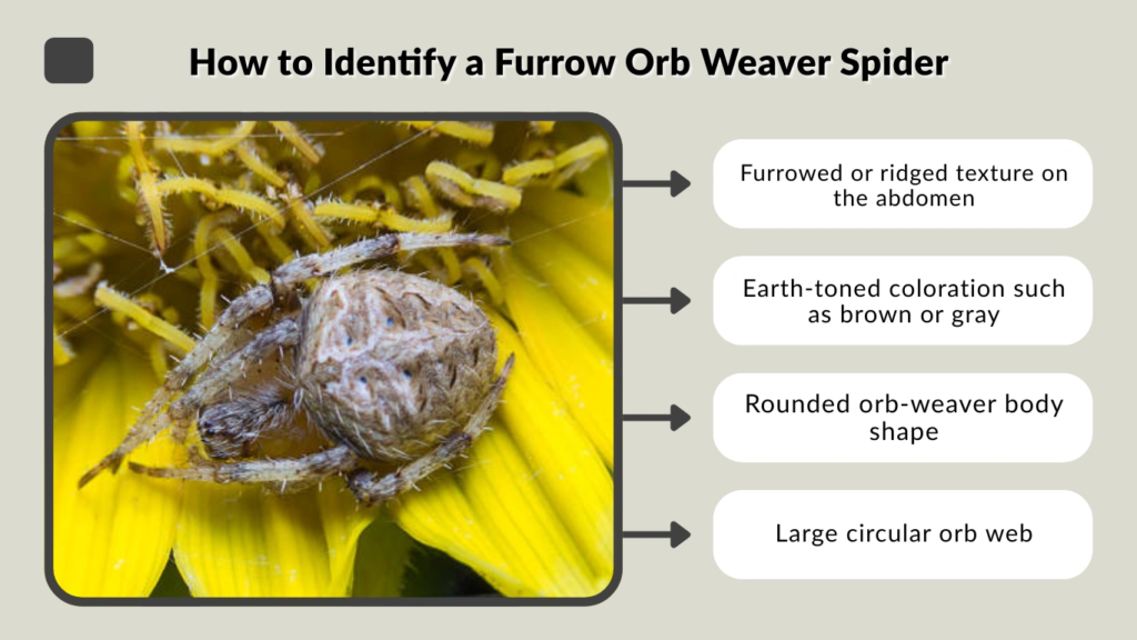 How to Identify a Furrow Orb Weaver Spider