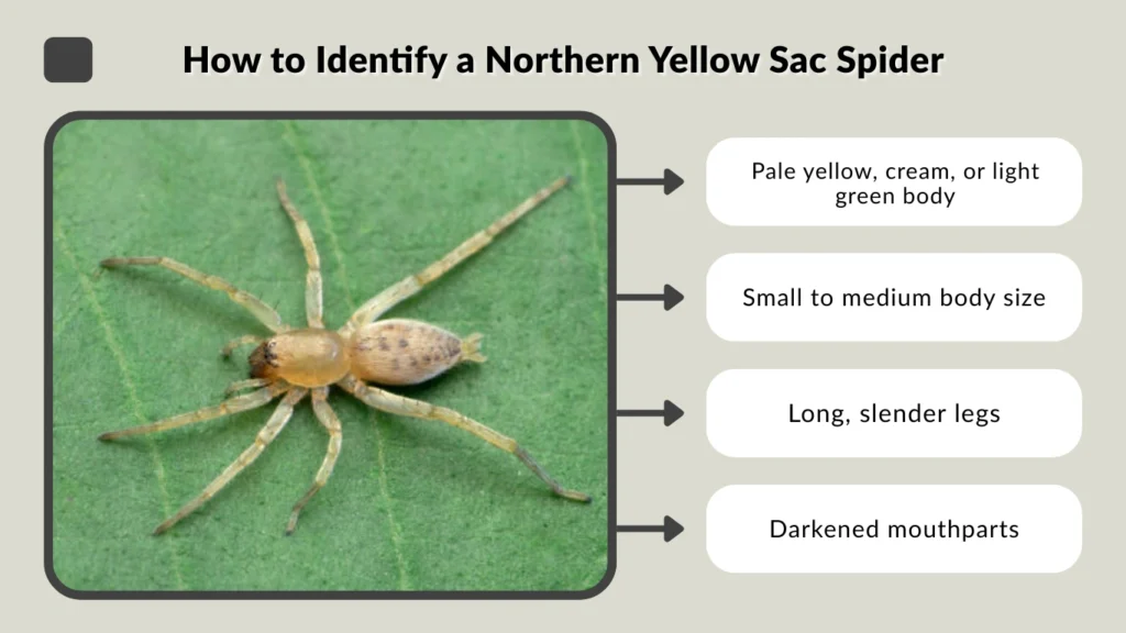 How to Identify a Northern Yellow Sac Spider