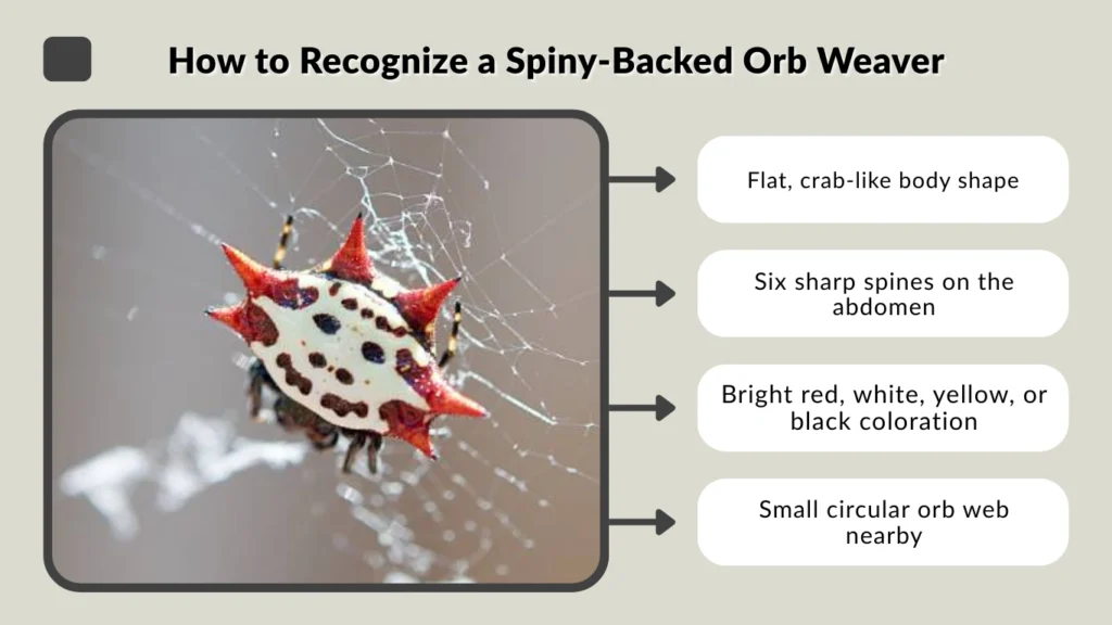 How to Recognize a Spiny-Backed Orb Weaver