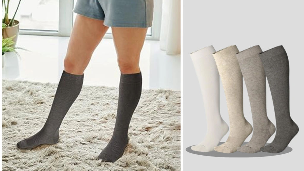 LEVSOX Viscose Compression Socks for Pregnant Women