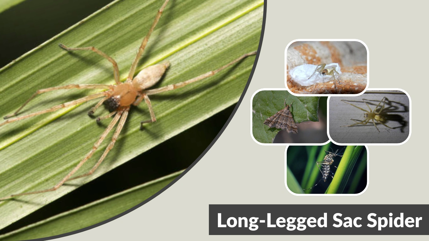 Long-Legged Sac Spider Identification, Habitat, and Behavior