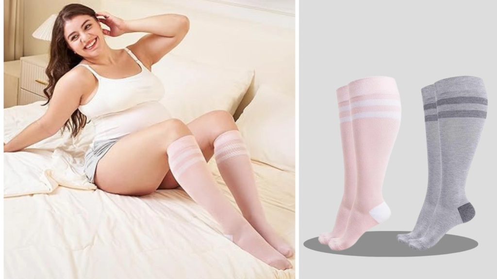 Momcozy Compression Socks for Pregnancy (15-20mmHg)