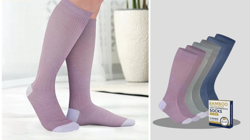 Pembrook Light Compression Socks for Circulation
