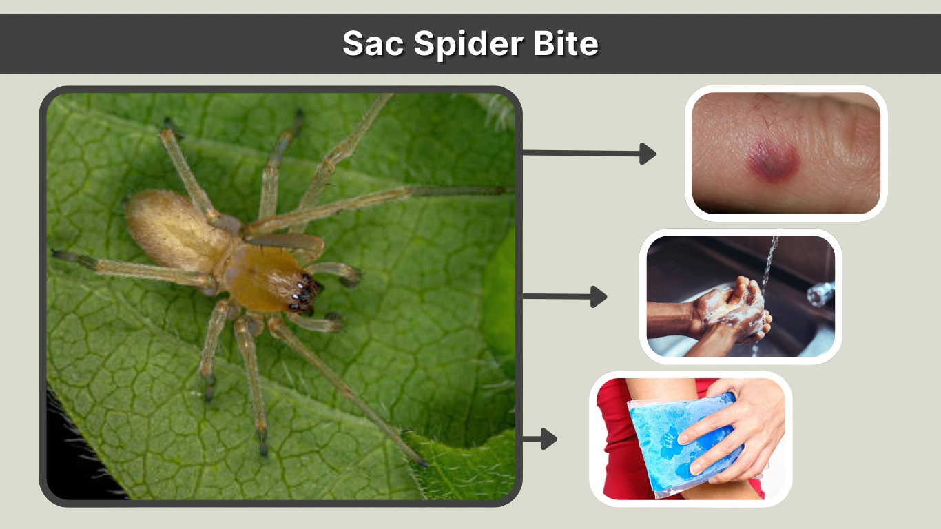 Sac Spider Bite Symptoms, Treatment, and What to Expect