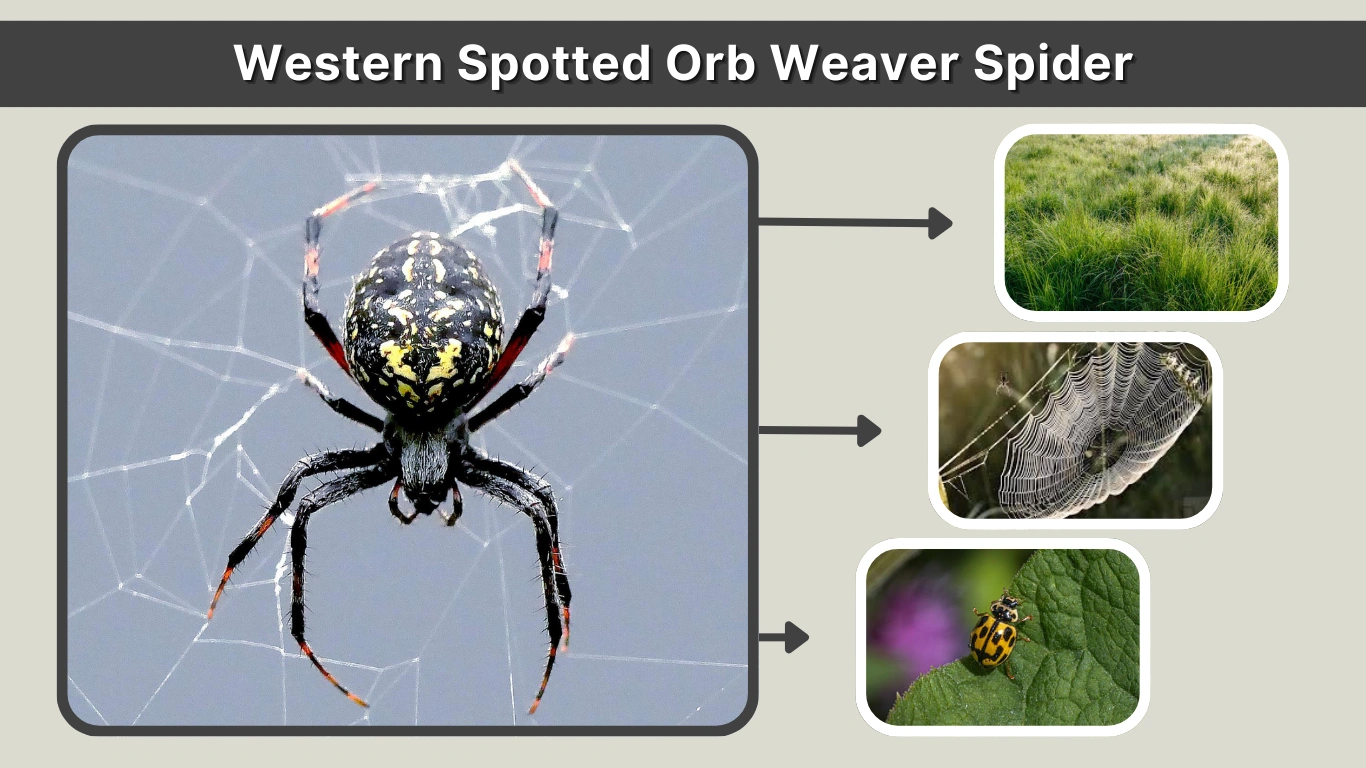 Western Spotted Orb Weaver Spider Identification, Habitat, and Behavior
