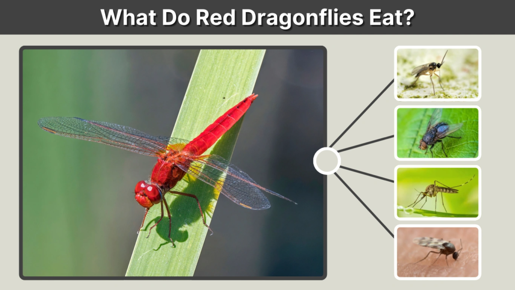 What Do Red Dragonflies Eat