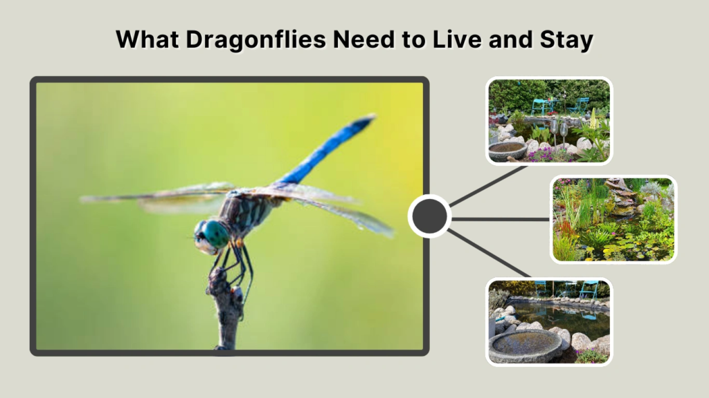 What Dragonflies Need to Live and Stay